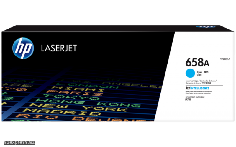 Картридж HP 658A Cyan Original LaserJet Toner (W2001A)  Bakıda