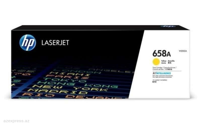 Картридж HP 658A Yellow Original LaserJet Toner (W2002A)  Bakıda