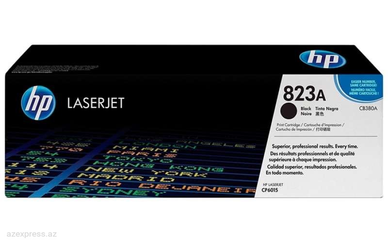 Картридж HP 823A Black Original LaserJet Toner (CB380A)  Bakıda