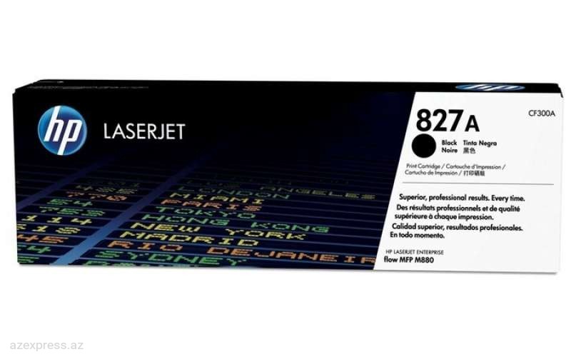 Картридж HP 827A Black Original LaserJet Toner (CF300A)  Bakıda