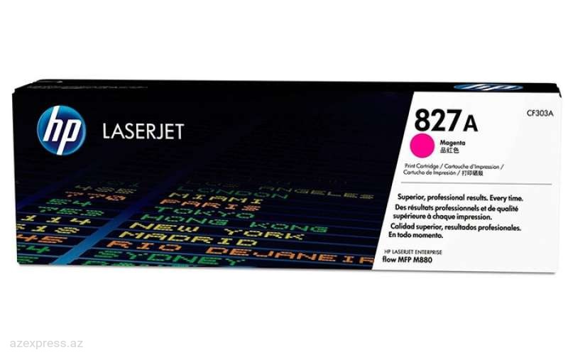 Картридж HP 827A Magenta Original LaserJet Toner (CF303A)  Bakıda