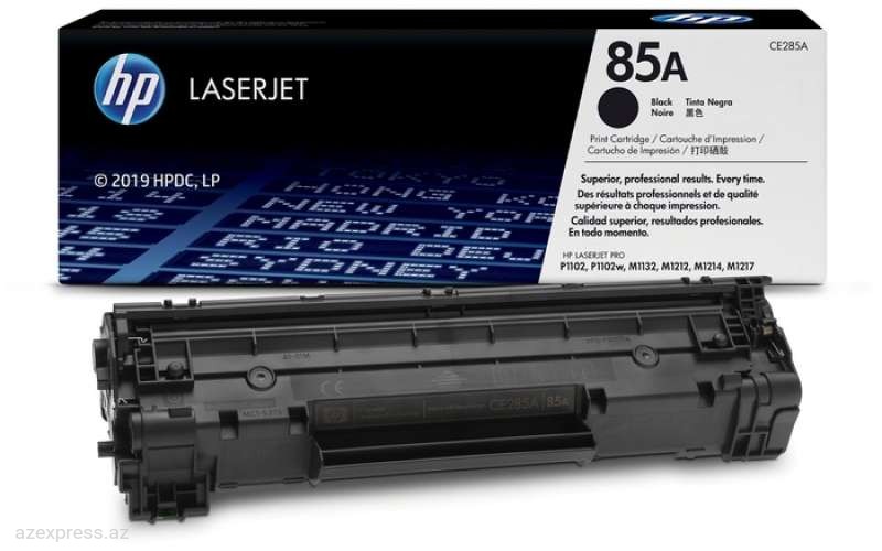 Картридж HP 85A Black Original LaserJet Toner (CE285A)  Bakıda
