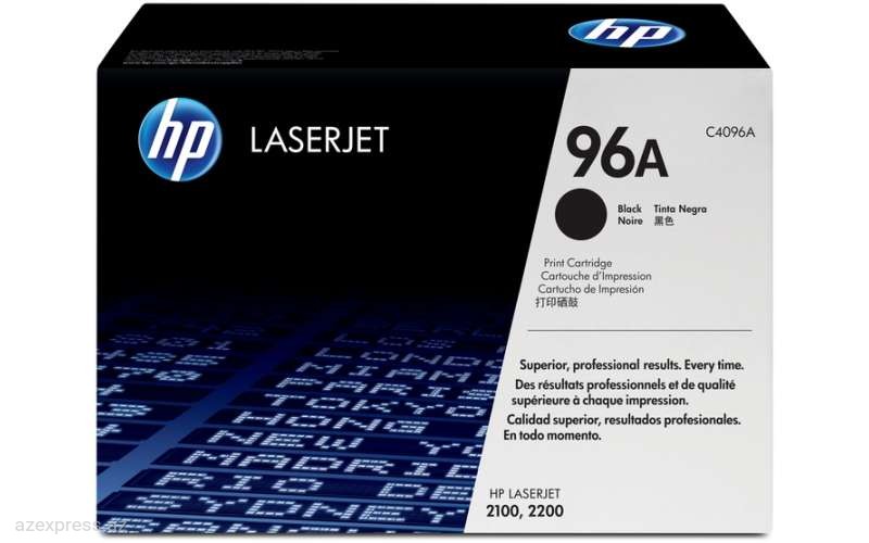 Картридж HP  96A Black Original LaserJet TonerCartridge (C4096A)  Bakıda