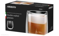 Набор чашек Ardesto Double wall borosilicate glass mug set Ardesto, 250 ml,2 pcs (AR2625G) 