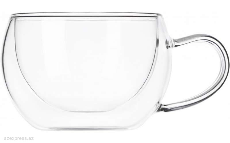 Набор чашек Ardesto Double wall borosilicate glass mug set Ardesto, 270 ml,  2 pcs (AR2627GH)  Bakıda