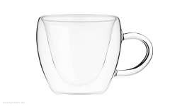 Набор чашек Ardesto Double wall borosilicate glass mug set Ardesto, 300 ml,  2 pcs (AR2630GHL) 