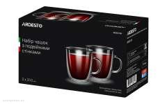 Набор чашек Ardesto Double wall borosilicate glass mug set Ardesto, 310 ml,  2 pcs (AR2631GH) 