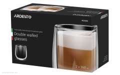 Набор чашек Ardesto Double wall borosilicate glass mug set Ardesto, 360 ml, 2 pcs (AR2636G) 