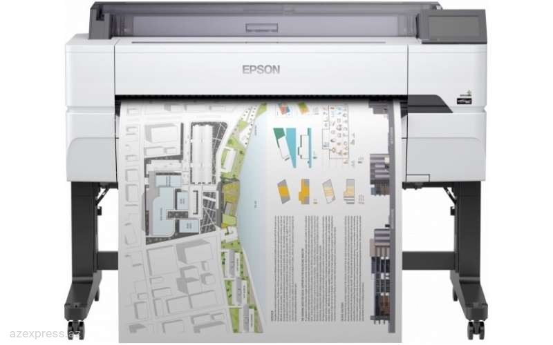 ШИРОКОФОРМАТНЫЙ ПРИНТЕР EPSON SureColor SC-T3405-(with stand) (C11CJ55301A0) Bakıda