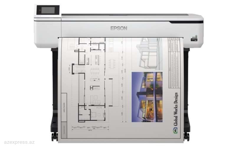 Принтер Epson SureColor SC-T5100- Wireless Printer  (C11CF12301A0)  Bakıda