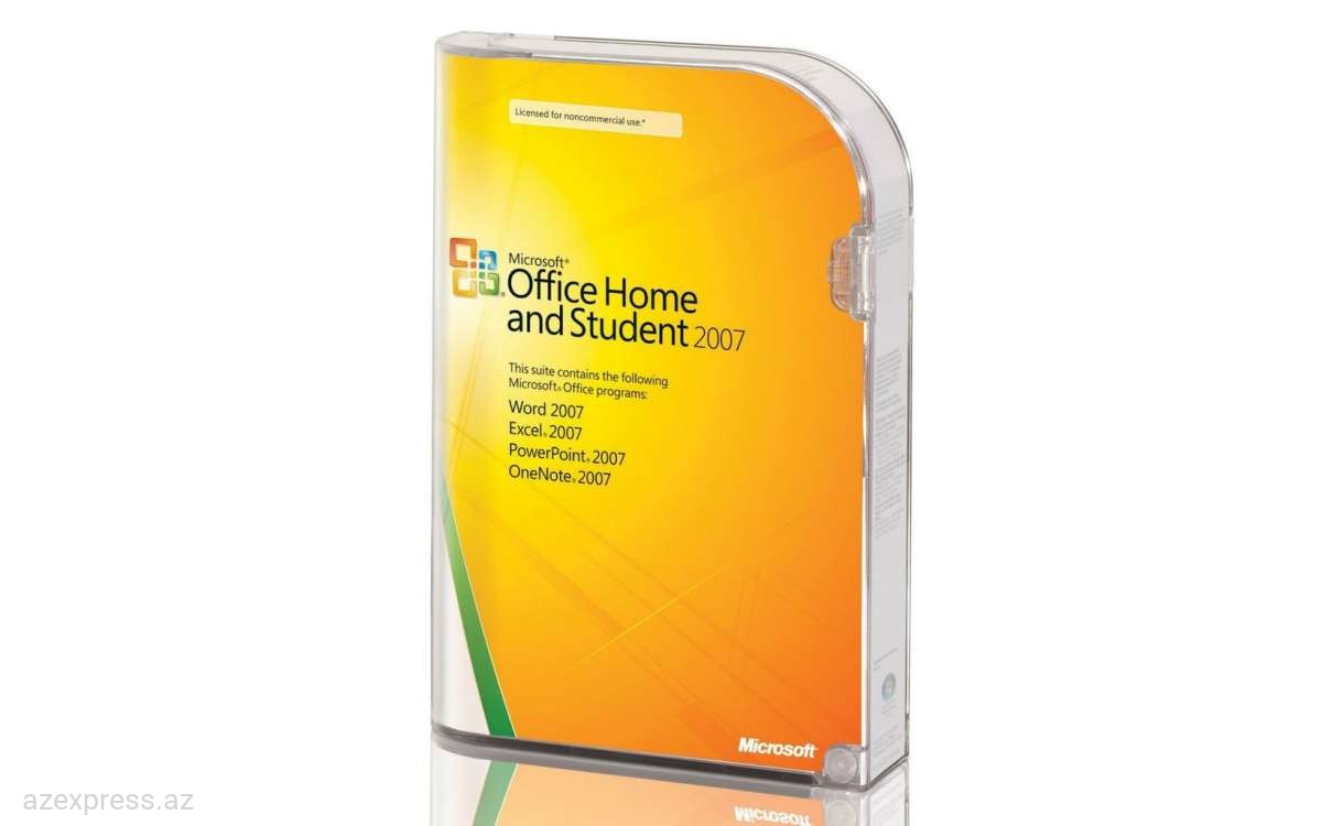 Купить Microsoft Office Home and Student 2007 Russian CD BOX (79G-01335) в  Баку, Bakida almaq