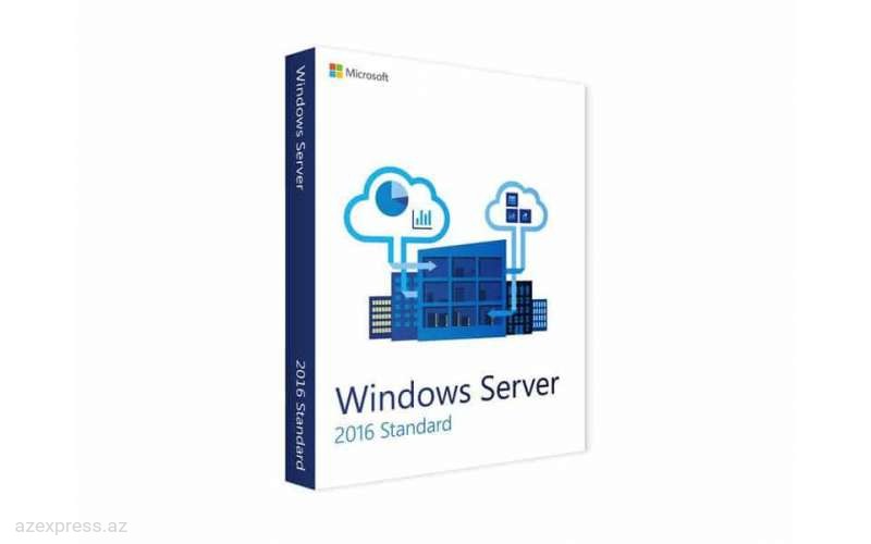 Microsoft Windows Server 2016 Standard 64-bit English 1pk DSP OEI DVD 16 Core (P73-07113)  Bakıda