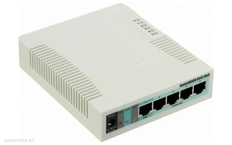 Wi-Fi Роутер MikroTik 951G-2HnD (951G-2HnD)  Bakıda