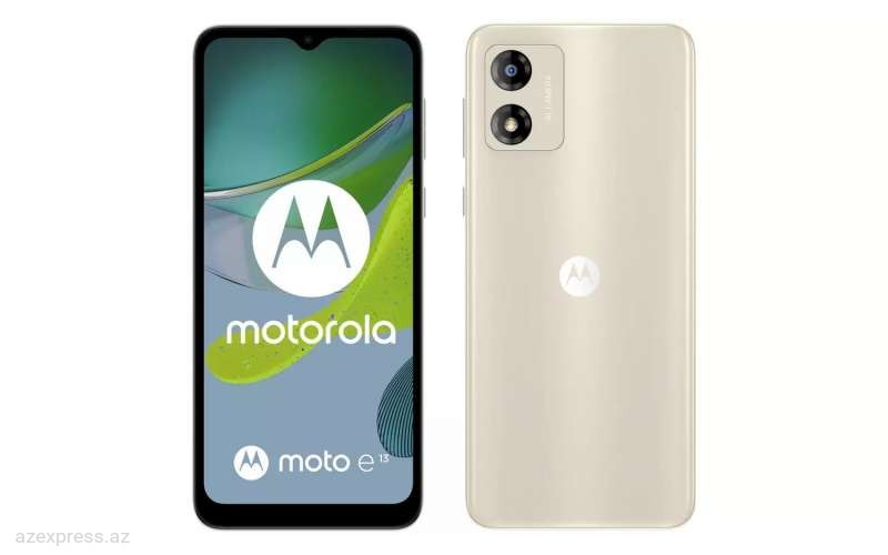 Smartfon Motorola E13 2/64GB Creamy White (PAXR0008TN) Bakıda