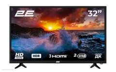 Televizor 2E LED 32" HD 32D3, Black  (2E-32D3)