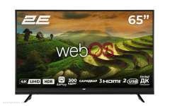 Televizor 2E 65" LED 4K 50Hz Smart WebOS, Black  (2E-65A06LW)