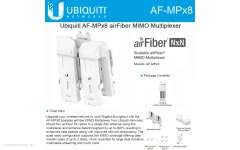 Мультиплексор  Ubiquiti AirFiber Multiplexer 8x8 (AF-MPx8)