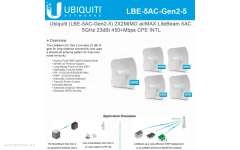 Радиомост Ubiquiti LiteBeam AC Gen2 5-pack (LBE-5AC-Gen2-5) 