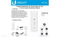 Точка доступа Ubiquiti AirFiber 3X, 3GHz 1Gbps+ Radio (AF-3X) 