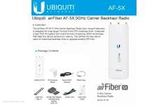 Точка доступа Ubiquiti AirFiber 5X, 5.15-5.95GHz 1Gbps+ Radio (AF-5X) 