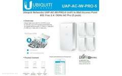 Точка доступа Ubiquiti UniFi AC In-Wall Pro 5-pack (UAP-AC-IW-PRO-5) 