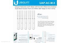 Точка доступа Ubiquiti UniFi AC Mesh 5-pack (UAP-AC-M-5) 