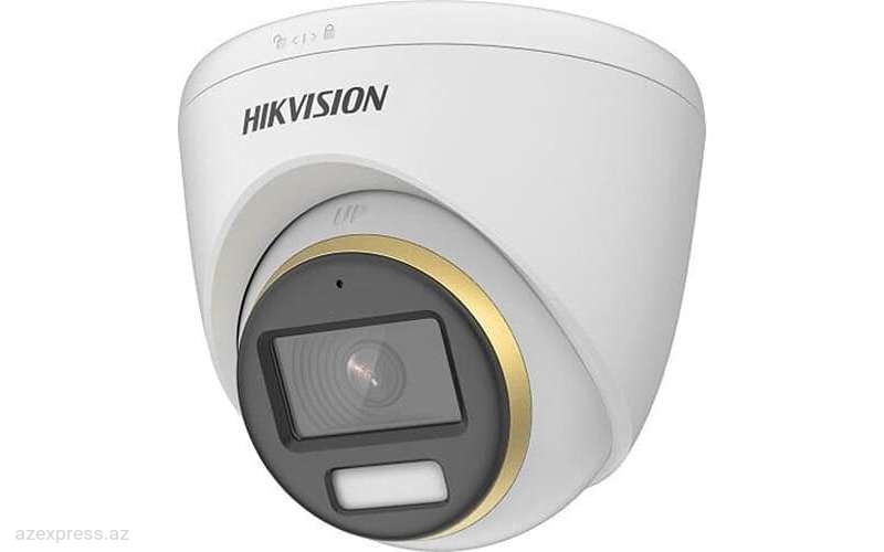 Turbo HD камера Hikvision DS-2CE72DF3T-FS 2.8mm 2mp LED40m ColorVu Turret Bakıda