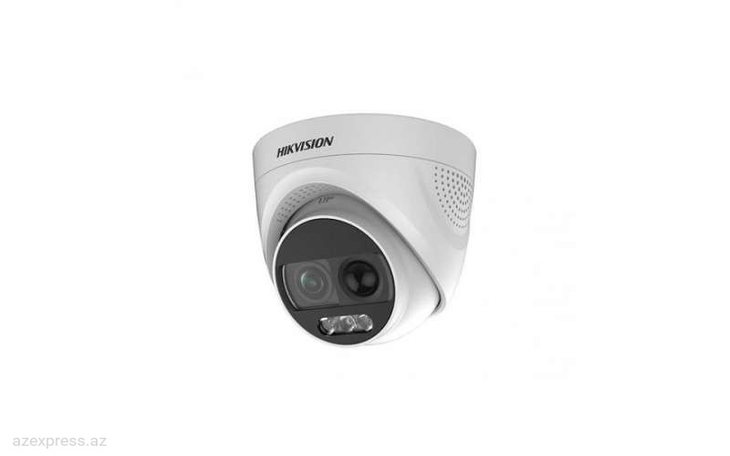 Turbo HD камера Hikvision DS-2CE72DF3T-PIRXOS 2.8mm 2mp LED20m PIR siren Bakıda