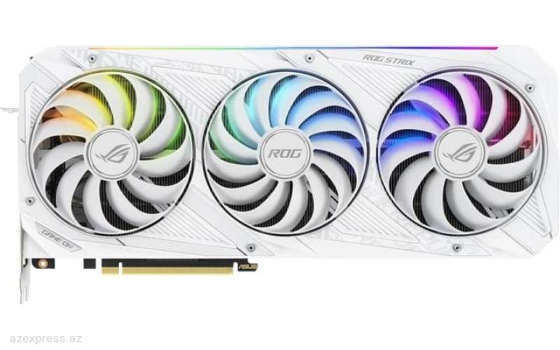 Videokart ASUS ROG STRIX GeForce RTX 3080 V2 GAMING WHITE (ROG-STRIX-RTX3080-O10G-WHITE-V2) Bakıda