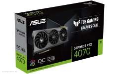 Videokart ASUS TUF Gaming GeForce RTX 4070 12GB GDDR6X OC (TUF-RTX4070-O12G-GAMING)