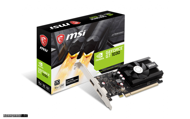 Видеокарта MSI GeForce GT 1030 2GD4 LP OC  Bakıda