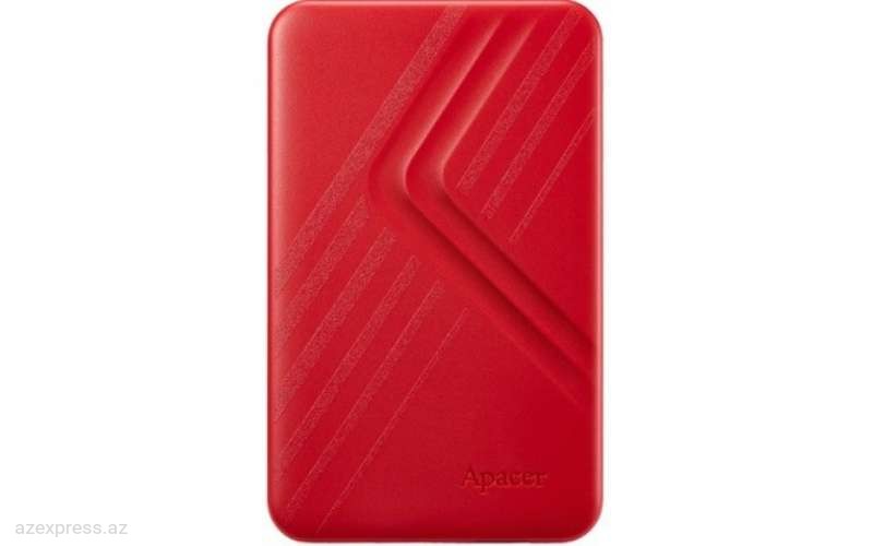 Внешний жесткий диск (HDD) Apacer 1 TB USB 3.1 Portable Hard Drive AC236 Red (AP1TBAC236R-1)  Bakıda