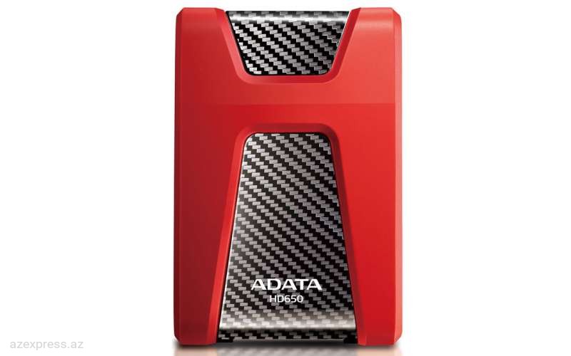 Внешний жесткий диск (HDD) ADATA HD650 1 TB USB 3,1, Red (AHD650-1TU31-CRD)  Bakıda