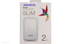 Внешний жесткий диск (HDD) ADATA HV300 2 TB USB 3,1, White (AHV300-2TU31-CWH) 