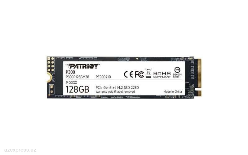 Твердотельный накопитель (SSD) Patriot P300 128GB M2 2280 PCIe  (P300P128GM28)  Bakıda