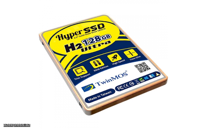 Твердотельный накопитель (SSD) TwinMOS 128GB 2.5″ SATA3 SSD 580-550Mb/s (TM128GH2U)  Bakıda