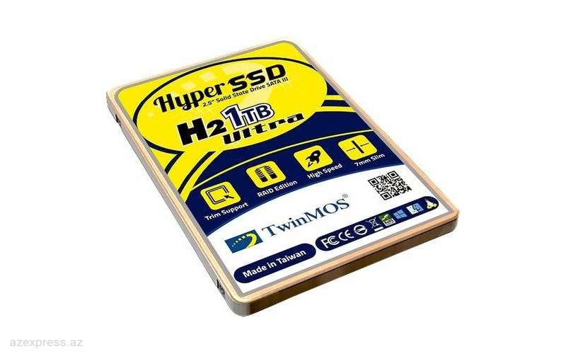 Твердотельный накопитель (SSD) TwinMOS 1TB 2.5″ SATA3 SSD 580Mb-550Mb/s (TM1000GH2U)  Bakıda