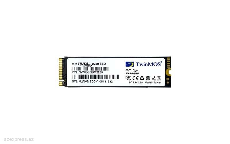 Твердотельный накопитель (SSD) TwinMOS 512GB M.2 PCIe NVMe SSD 2455Mb-1832Mb/s (NVMeFGBM2280)  Bakıda