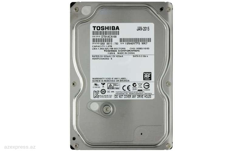 Жесткий диск Toshiba 1 TB DT01ACA100 Bakıda