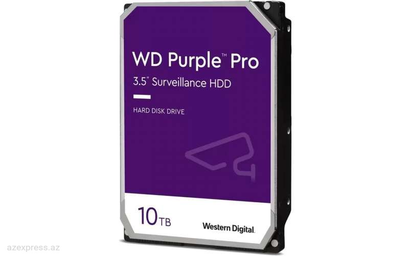 Жесткий диск WD WD101PURA Purple (DB) 3.5 Surveillance 10TB Bakıda