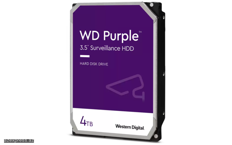 Жесткий диск WD Purple 4 TB WD40PURZ Bakıda